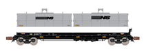 ScaleTrains Rivet 38509 HO Scale Thrall 48' Coil Steel Car "Mismatched" Norfolk Southern NS 169672