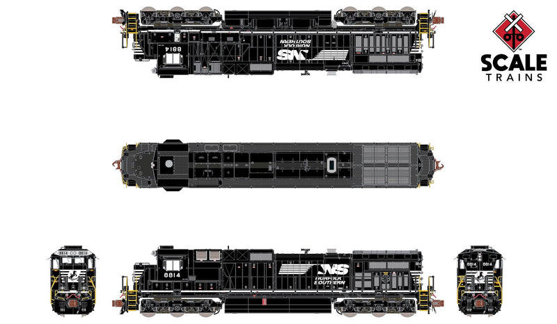 ScaleTrains Rivet Counter 38530 N Scale GE Dash 9-40C Norfolk Southern NS 8814