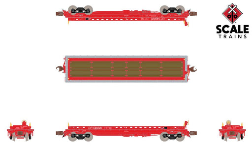 ScaleTrains Rivet N Scale 33535 Thrall-Trinity 42' Steel Coil Car Canadian Pacific CP 346367