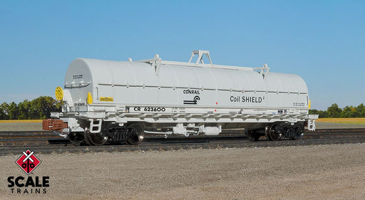 ScaleTrains Rivet N Scale 33540 Thrall-Trinity 42' Steel Coil Car Conrail "Coil Shield" CR 623620