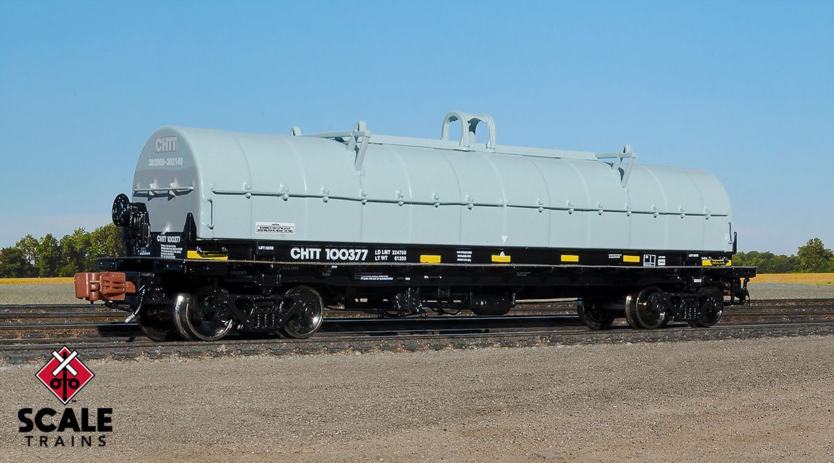 ScaleTrains Rivet N Scale 33550 Thrall-Trinity 42' Steel Coil Car UP/CHTT 100377