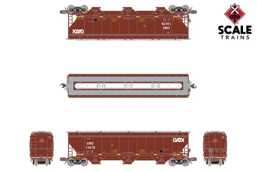 ScaleTrains Rivet N Scale Gunderson 5188 Covered Hopper CMO/GATX #Varies