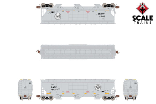 ScaleTrains Rivet N Scale Gunderson 5188 Covered Hopper Ft. Worth & Denver Heritage BNSF