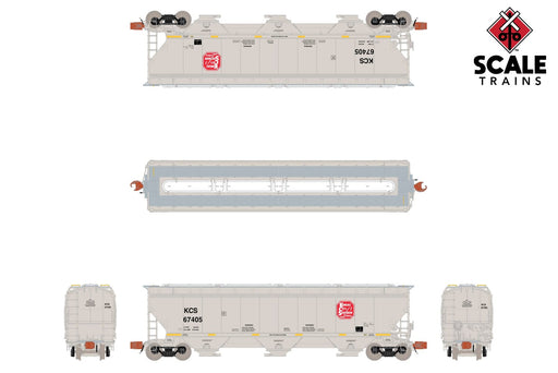 ScaleTrains Rivet N Scale Gunderson 5188 Covered Hopper Kansas City Southern "Red Logo"  KCS #Varies
