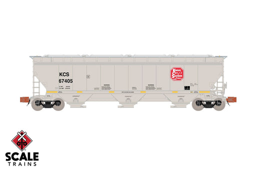 ScaleTrains Rivet N Scale Gunderson 5188 Covered Hopper Kansas City Southern "Red Logo"  KCS #Varies