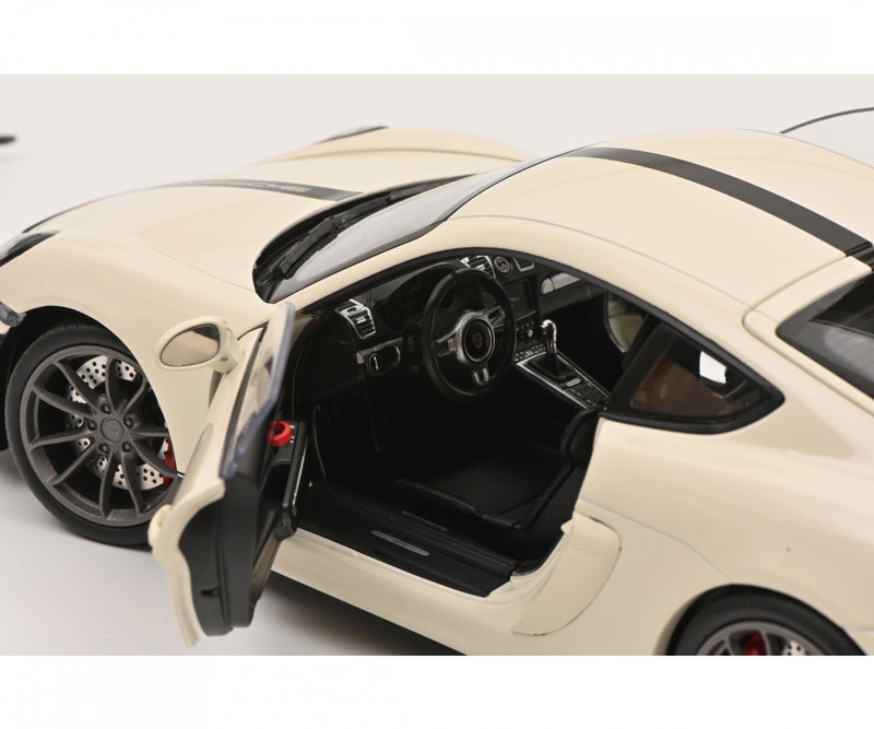 Schuco 450040500 (1:18) Porsche Cayman GT4 981 - Grandprix White