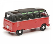 Schuco 450785700 (1:32) VW T1b Samba - Black and Red