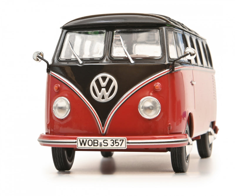 Schuco 450785700 (1:32) VW T1b Samba - Black and Red