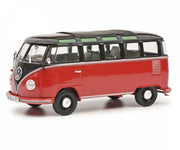 Schuco 450785700 (1:32) VW T1b Samba - Black and Red