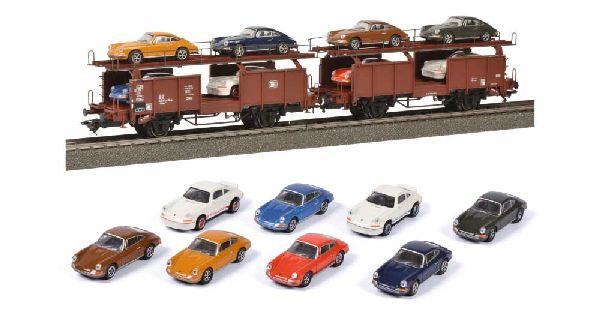 Schuco 452650200 HO Scale (1:87) Porsche 911 8 Car Set