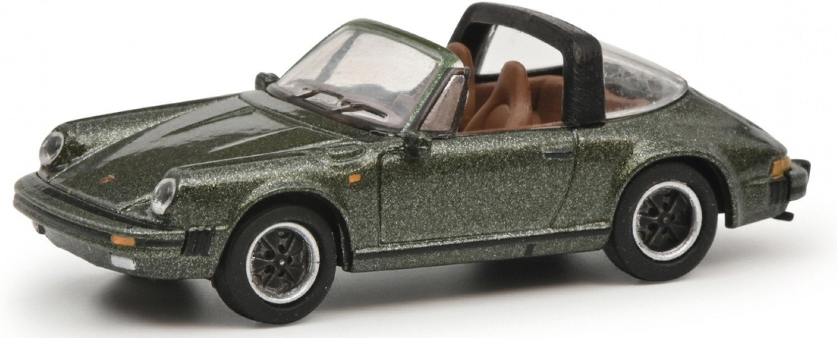 Schuco 452670300 HO Scale (1:87) Porsche 911 Carrera 3.2 Targa - Green