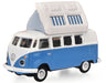 Schuco 452671100 HO Scale (1:87) Volkswagen VW T1c Camper - Blue and White