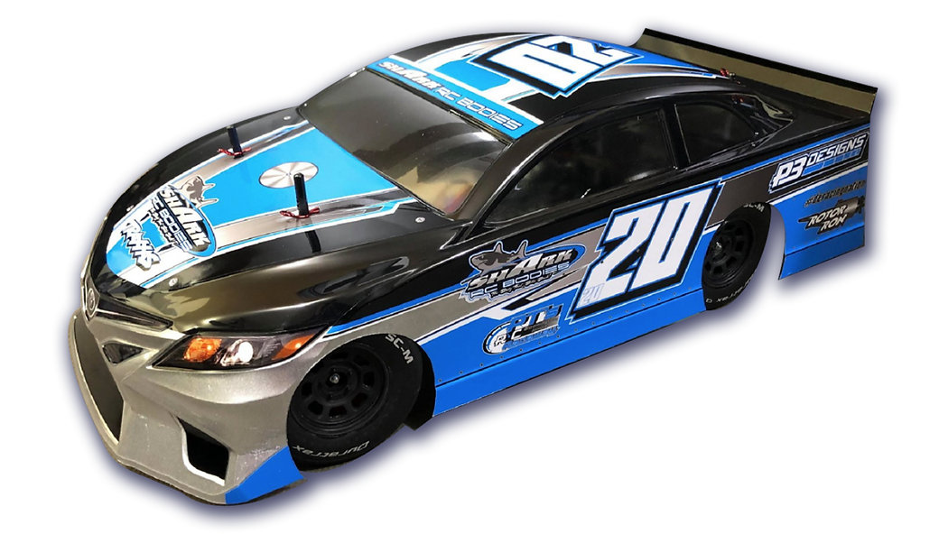 Shark RC Bodies Zero Street Camry Clear Body Kit for Short Course Truck