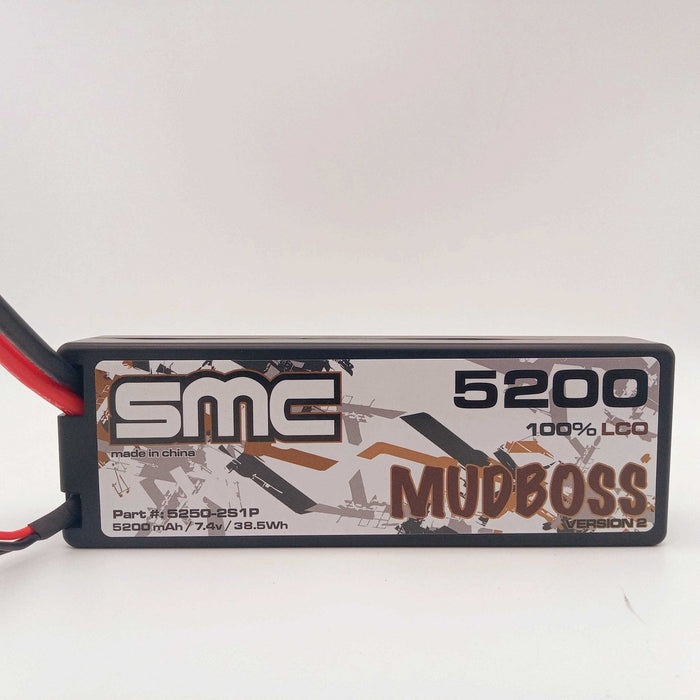 SMC 5250-2S1P Mudboss V2 5200mAh 7.4V 50C 2S LiPo Battery with Traxxas Connector