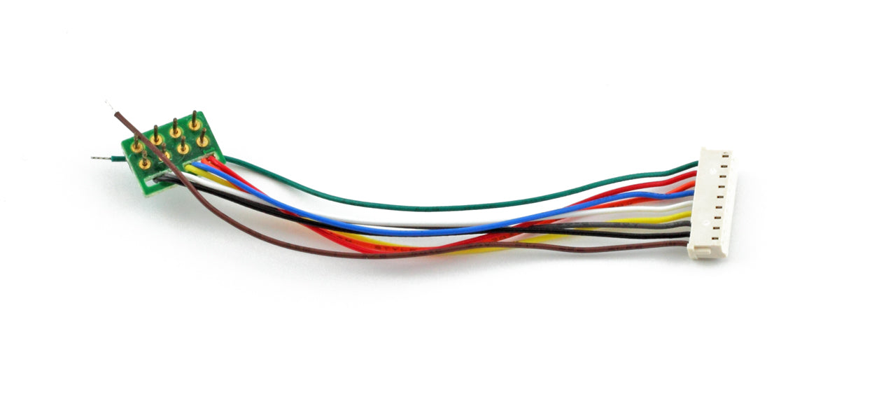 Soundtraxx 810135 9-Pin JST to NMRA 8-Pin Wiring Harness