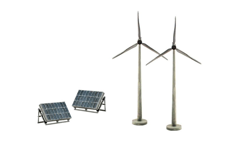 Woodland Scenics SP4448 Scene-A-Rama Scene Setters Alternate Energy