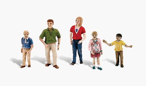 Woodland Scenics SP4452 Scene-A-Rama Scene Setters Family