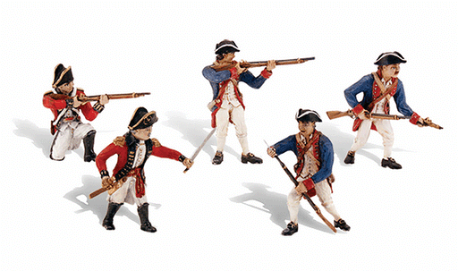 Woodland Scenics SP4454 Scene-A-Rama Scene Setters Revolutionary Soldiers