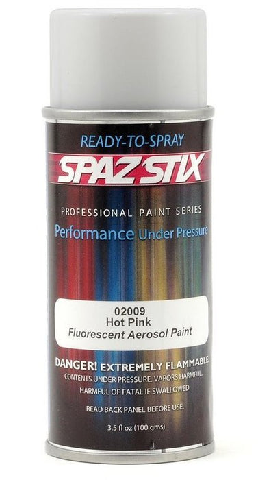 Spaz Stix 02009 Hot Pink Fluorescent Paint 3.5oz Spray