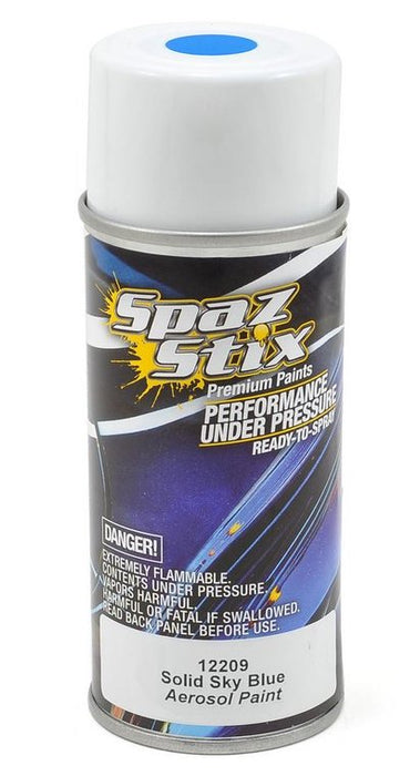 Spaz Stix 12209 Solid Sky Blue Paint 3.5oz Spray