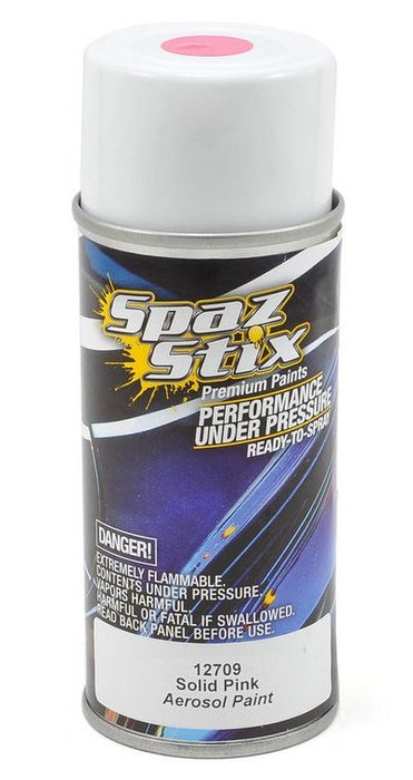 Spaz Stix 12709 Solid Pink Paint 3.5oz Spray