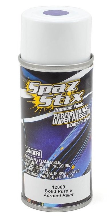 Spaz Stix - Solid Purple Aerosol Paint 3.5oz