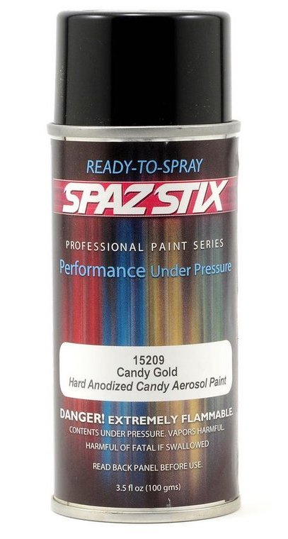 Spaz Stix 15209 Candy Gold Paint 3.5oz Spray