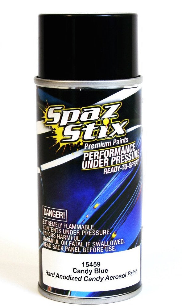 Spaz Stix 15459 Candy Blue Paint 3.5oz Spray