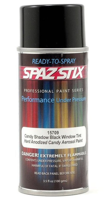 Spaz Stix 15709 Candy Black Window Tint Paint 3.5oz Spray