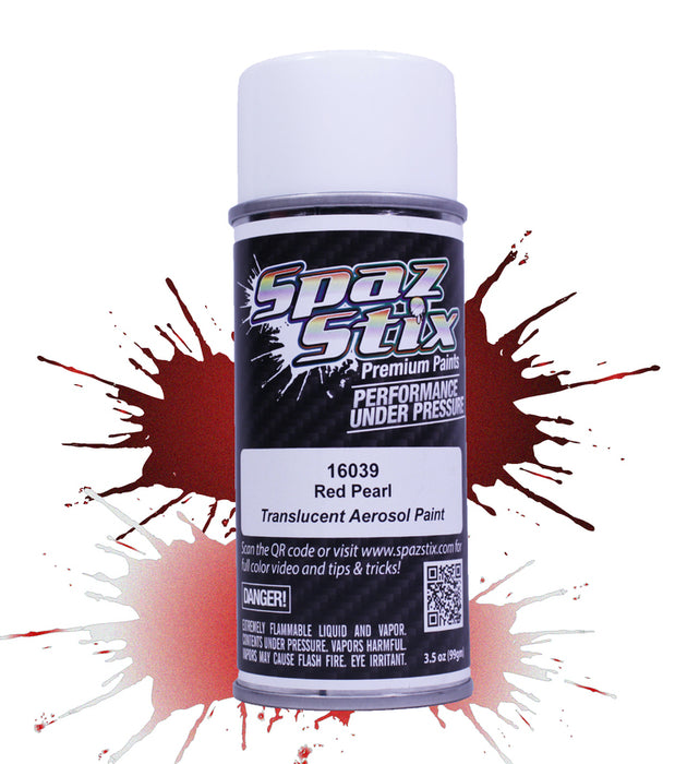 Spaz Stix 16039 Red Pearl Paint 3.5oz Spray