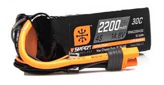 Spektrum 2200mAh 4S 14.8V 30C SMART LiPo Battery with IC3/EC3 Connector