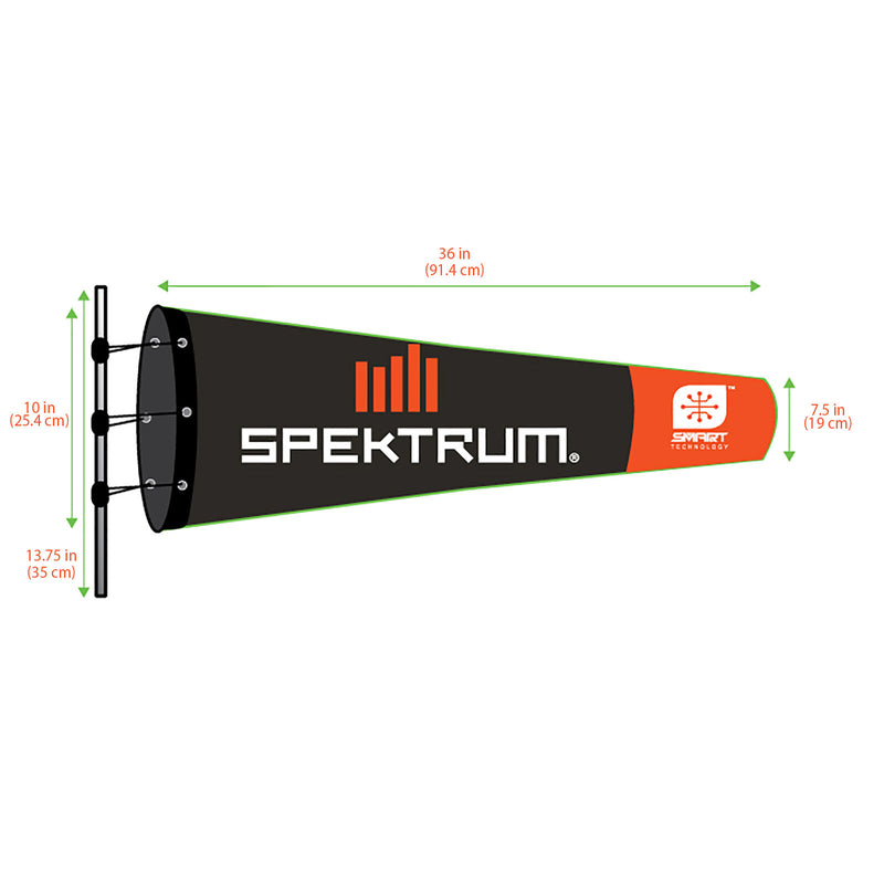 Spektrum SPMPWS100 10x36" Windsock