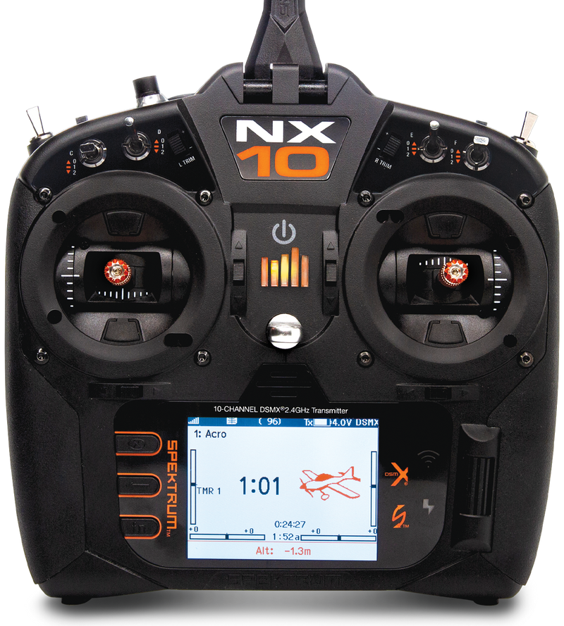 Spektrum SPMR10100 NX10 10 Channel DSMX TX (Transmitter Only) 