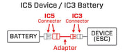 Spektrum SPMXCA507 SMART IC3 Battery to IC5 Device Adapter