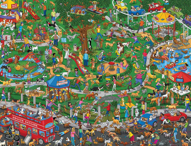 Springbok 33-01610 The Dog Park 500 Piece Puzzle