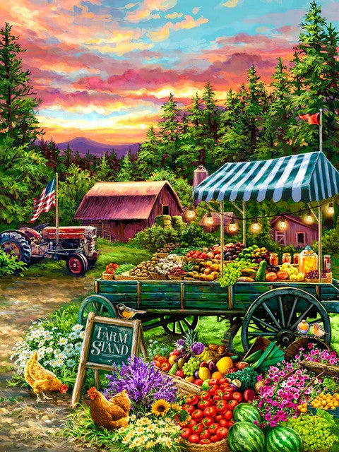 Springbok 33-01650 The Fruit Stand 500 Piece Puzzle