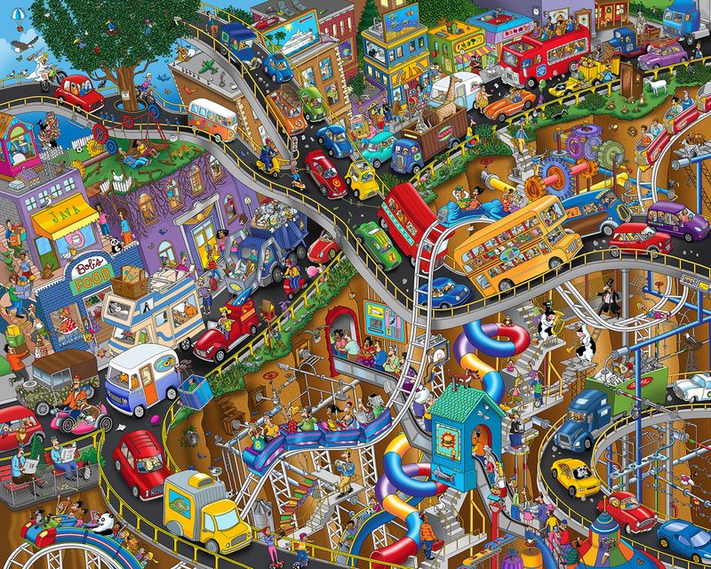 Springbok 33-10796 Getting Away 1000 Piece Puzzle