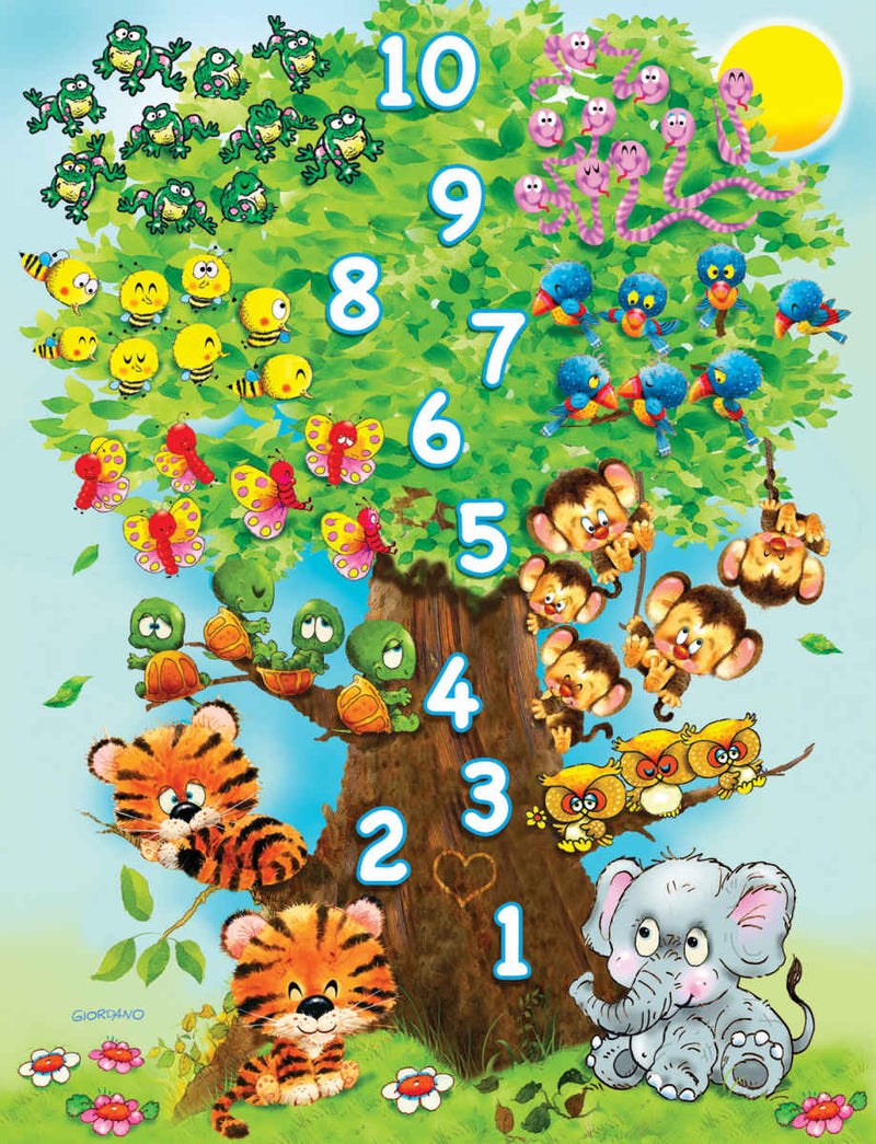 Springbok 33-36025 Counting Tree Kid's 36 Piece Puzzle