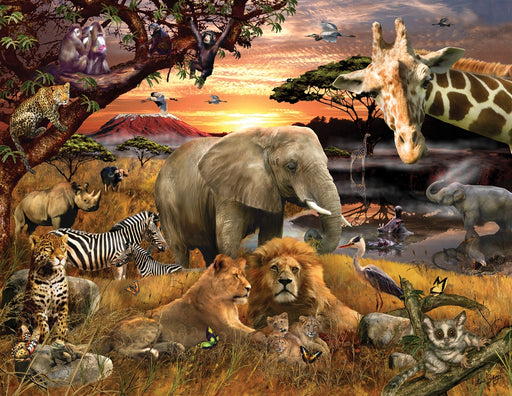 Springbok 33-70550 Wild Savanna 400 Piece Puzzle