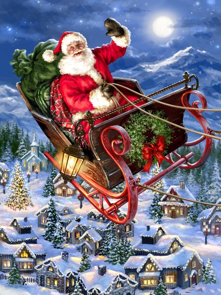 Springbok 34-01606 Delivering Christmas 500 Piece Puzzle