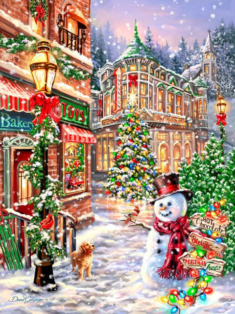 Springbok 34-11108 Merry Main Street 1000 Piece Puzzle