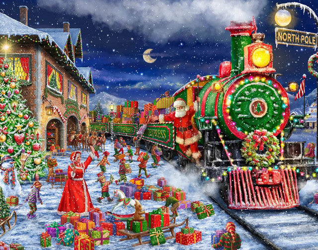 Springbok 34-11126 Santa Express 1000 Piece Puzzle