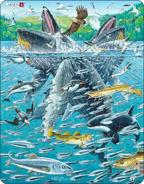 Springbok 41-07898 Humpback Whales 140 Piece Children's Educational Jigsaw Puzzle