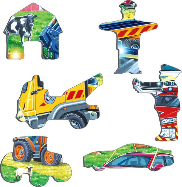 Springbok 41-07910 Rescue Vehicles 26 Piece Children's Educational Jigsaw Puzzle