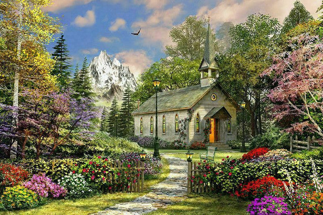 Springbok 43-36041 Mountain View Chapel 36 Piece Puzzle