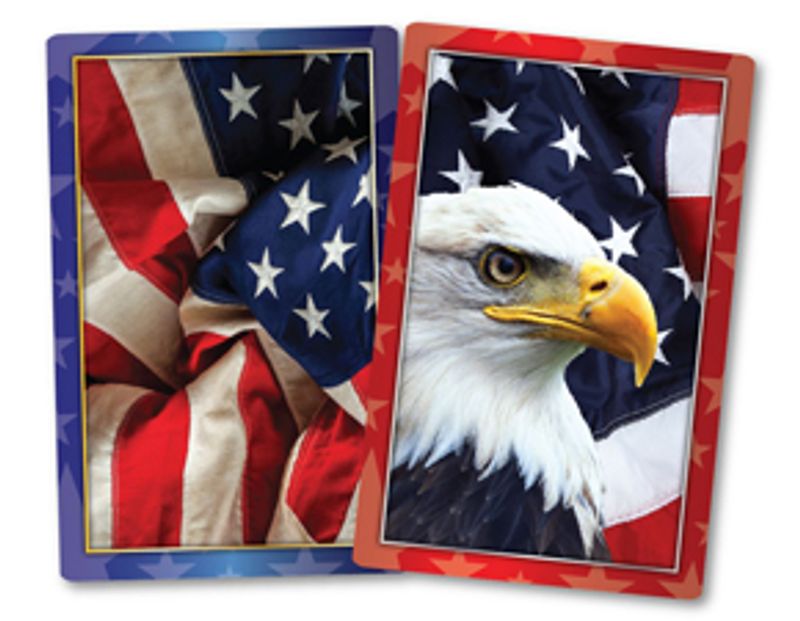 Springbok 91-76042 American Pride Jumbo Print Playing Cards (2 decks)