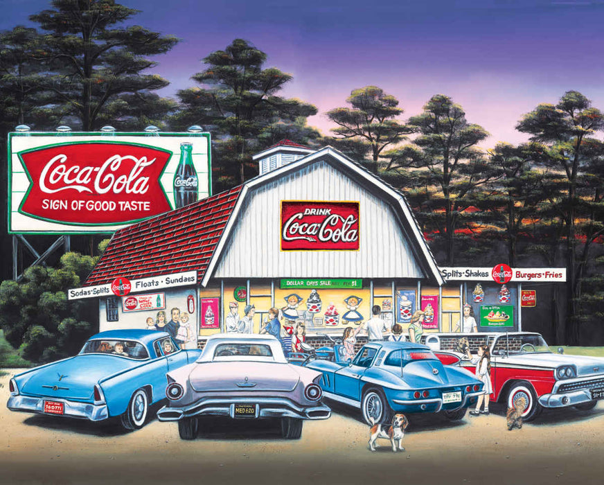 Springbok 33-15499 Coca-Cola Night on the Town 1500 Piece Jigsaw Puzzle