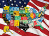 Springbok 33-10666 State Plates 1000 Piece Jigsaw Puzzle