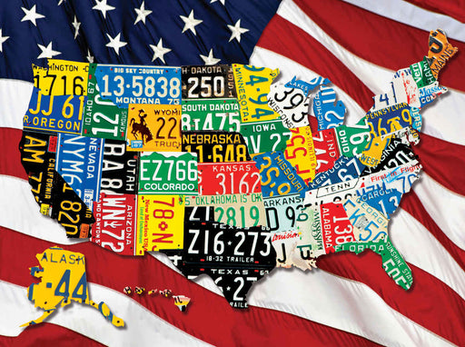 Springbok 33-10666 State Plates 1000 Piece Jigsaw Puzzle
