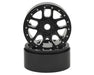 SSD RC 00142 Black Double Time 1.9" Aluminum Beadlock Crawler Wheels 1 Pair